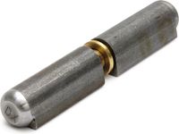 Dulimex Aanlaspaumelle - 100x16mm - messing pen/messing ring - blank staal