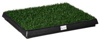 PawHut hondentoilet - Kunststof - 63x51x6cm - Groen