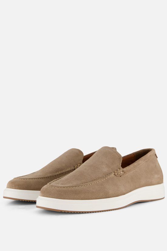 Cycleur de Luxe DC1 Instappers taupe Suède - Maat 45