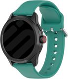 Strap-it Universele 24mm Siliconen Horlogeband - Pine green