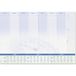 SIGEL H7350 Papieren bureauonderlegger, DIN A2, kalender 2027-2029, dag- en weekplanning met uurindeling, 30 vellen, blauw, afscheurbare onderlegger van duurzaam papier