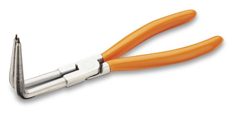 Beta 1034L - 010340320 Tang met 90° gebogen lange bekken voor elastische borgringen, PVC handgreep