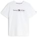 Tommy Hilfiger Heren T-shirt XS Katoen Korte mouw Herfst/Winter 2026 Marine/Wit