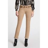 Morgan slim regular waist broek camel