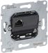 Legrand 765057, RJ-45, UTP, Cat. 6A, Zwart, IP20, IK04