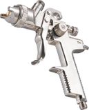 Merkloos / Sans marque Bol LVLP-luchtspuitpistool, verfspuit met zwaartekrachttoevoer met 3 spuitmondmaten (1,3/1,4/1,7 mm), spuitgereedschap met een inhoud van 600 ml en luchtregelaar voor meubels, autolakken en doe-het-zelfprojecten