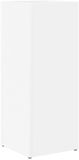 vidaXL Opslaghaak & Rek met opslag Wit 25 x 24,5 x 64 cm Bewerkt hout