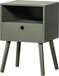 WOOOD Ozzy Nachtkastje - Warm Groen - 53x36x30 cm