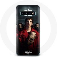Maniacase Etui voor Samsung Galaxy S10 Plus La Casa De Papel Rio Masker