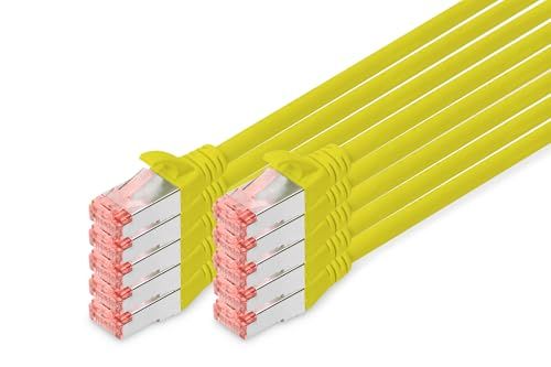 Digitus CAT6 sFTP kabel 3 meter Geel - 10 stuks