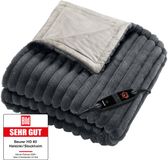 Beurer Elektrische Deken Premium - 1 persoons 180x130cm - Grijs - BSS - 6 Warmtestanden