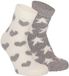 Apollo chaussettes / chaussettes d'intérieur - enfants - 2-pack - gris clair - taille unique
