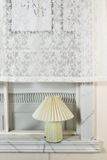 OEM Bol Jacquard Panneaux met Bloemenpatroon - Raamgordijn - 1 stuk - Wit - 60 x 100 cm
