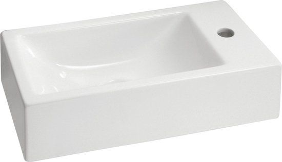 Wiesbaden Praya Metis Fontein - 50x25cm - Wit - Rechthoekig