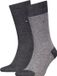 Tommy Hilfiger Chaussettes Homme Birdeye 2-Pack Anthracite