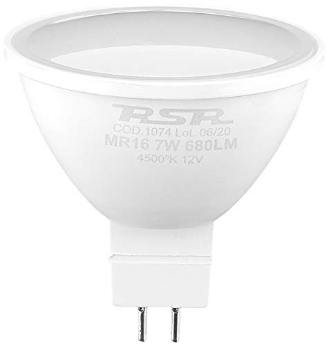 rsr MR16 DIFU LED OPALISEERT 7W 4500K 500LM 110o