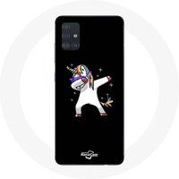 Maniacase Hoesje voor Samsung Galaxy A51 5G Dab eenhoorn