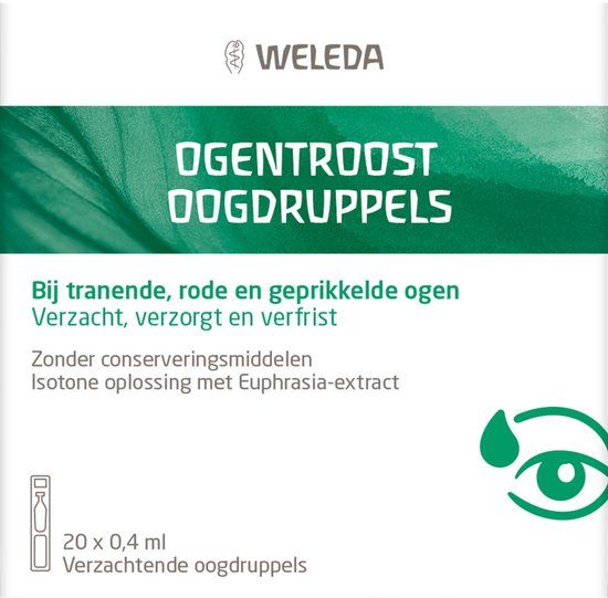 Weleda Ogentroost Oogdruppels Ampullen 20st - 10 ml