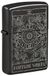 Zippo Stormaansteker, Johnny Cash, matzwart, kleurenafbeelding, navulbaar, herbruikbaar, windbestendig design, cadeaudoos, gemaakt in de VS