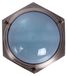 Loupe vintage pour table, en laiton, avec grossissement 5x, idéal pour la lecture et la collection