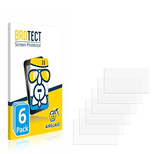 brotect Hybride Glas Screenprotector compatibel met Ricoh WG-80 (6 Stuks) Schermbeschermer [9H hardheid, Beschermglas-Folie niet gehard glas]