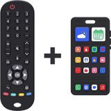 Broemba Baby Afstandsbediening + Baby Telefoon - 100% Siliconen Educatief Speelgoed