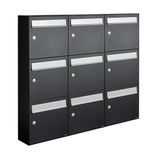 Allux Flow Set 3-Breed, 3-Hoog Zwart - 40040070_3x3
