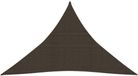 vidaXL - Zonnezeil - 160 g/m² - 5x5x6 m - HDPE - bruin