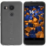 mumbi LG Google Nexus 5X Hoes Grijs, Transparant