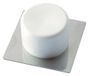 BRINOX Deurstopper deur kleine muursticker 2x4.1x4.1 cm wit