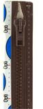 Opti Prym Ritssluiting Kunststof 6mm grof Deelbaar Donker Bruin #881 60 cm