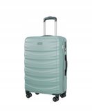 PUCCINI Valencia Koffer met harde schaal van polycarbonaat, handbagage, licht, voor op reis, met dubbele wielen, M-L-XL
