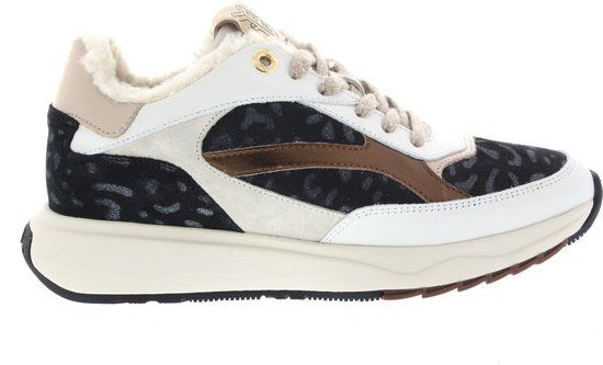 Floris Van Bommel Sfw-10138 Suvi Sneakers - Leer - Dames - Zwart - Maat 40
