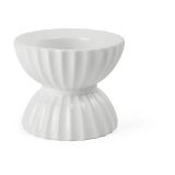 Lyngby Porcelæn Bougeoir pour bougie chauffe-plat Ø8 cm Lyngby Tura Blanc