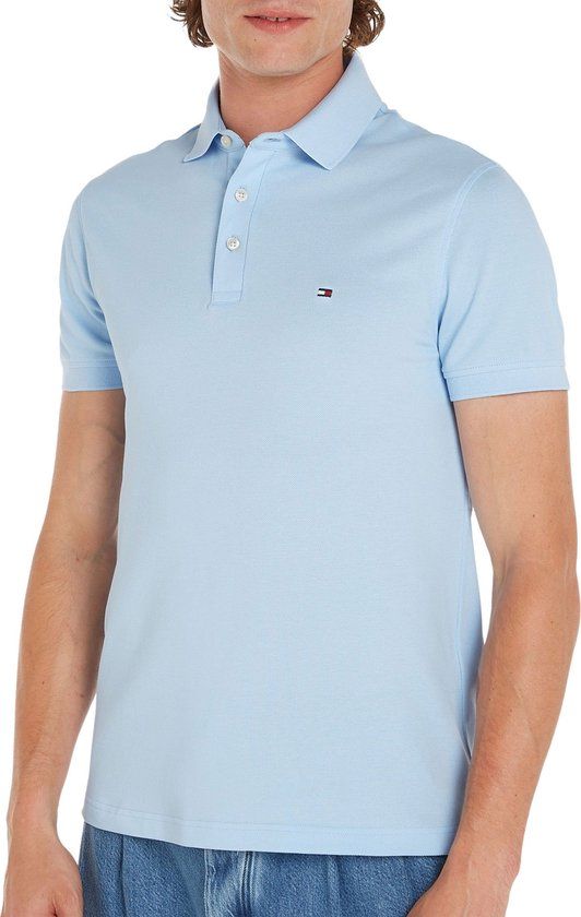 Tommy Hilfiger 1985 Slim Fit Poloshirt - Mannen - XXL - Blauw