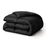 SUPERIOR Down Alternative All Season Comforter - Medium Fill Gewicht, Perfect voor Winter en Zomer - Beddengoed voor bed, Twin/Twin XL, Zwart