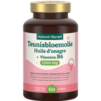 Holland & Barrett Teunisbloemolie + Vitamine B6 1500mg - 60 softgels