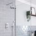 Hudson Reed Elizabeth Kit de douche rétro chromé et blanc