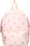 Kidzroom Magical Meadows - Kinder rugzak - 11,5 liter - 37 x 26 x 12 cm - Hartjesprint - Roze