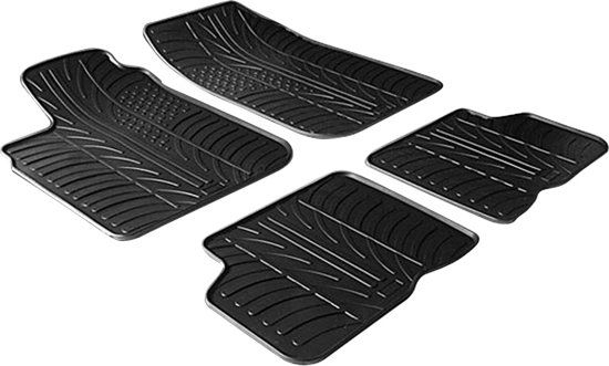 Gledring Rubbermatten Dacia Logan 2005-2013 (T profiel 4-delig)