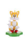 Exquisite Gaming: Holdems: SEGA - Tails - oordopjes en telefoonhouder, kabeljongensstandaard, mini-verzamelobjecten met een twist, klassiek sonisch, gelicentieerd figuur
