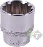 Seneca Dop, 12 kant, 27mm, 1/2 duims aansluiting
