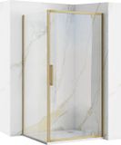 REA Rapid Swing Brush Gold 100x80 cm Douchecabine