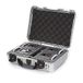 Nanuk 910 Housse rigide étanche avec insert en mousse pour quatre GoPro Hero 9 & 10 - Argent