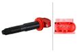 HELLA 5DA 358 168-831 Bobine - 12V - 4-polig - Bougieschacht bobine - Geschroefd