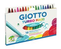 Giotto Turbo Maxi Viltstiften 18 Stuks