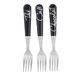 Pradel Heritage 517324 Mini-vorken, roestvrij staal, zwart, 2 x 3 x 13,5 cm