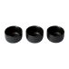 Aida Raw schaal mini Ø7,5 cm 3-pack Titanium Black