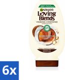 Garnier Loving Blends Kokosmelk en Macadamia Conditioner - 6 x 250 ml