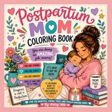 Postpartum Mom Encouraging Coloring Book